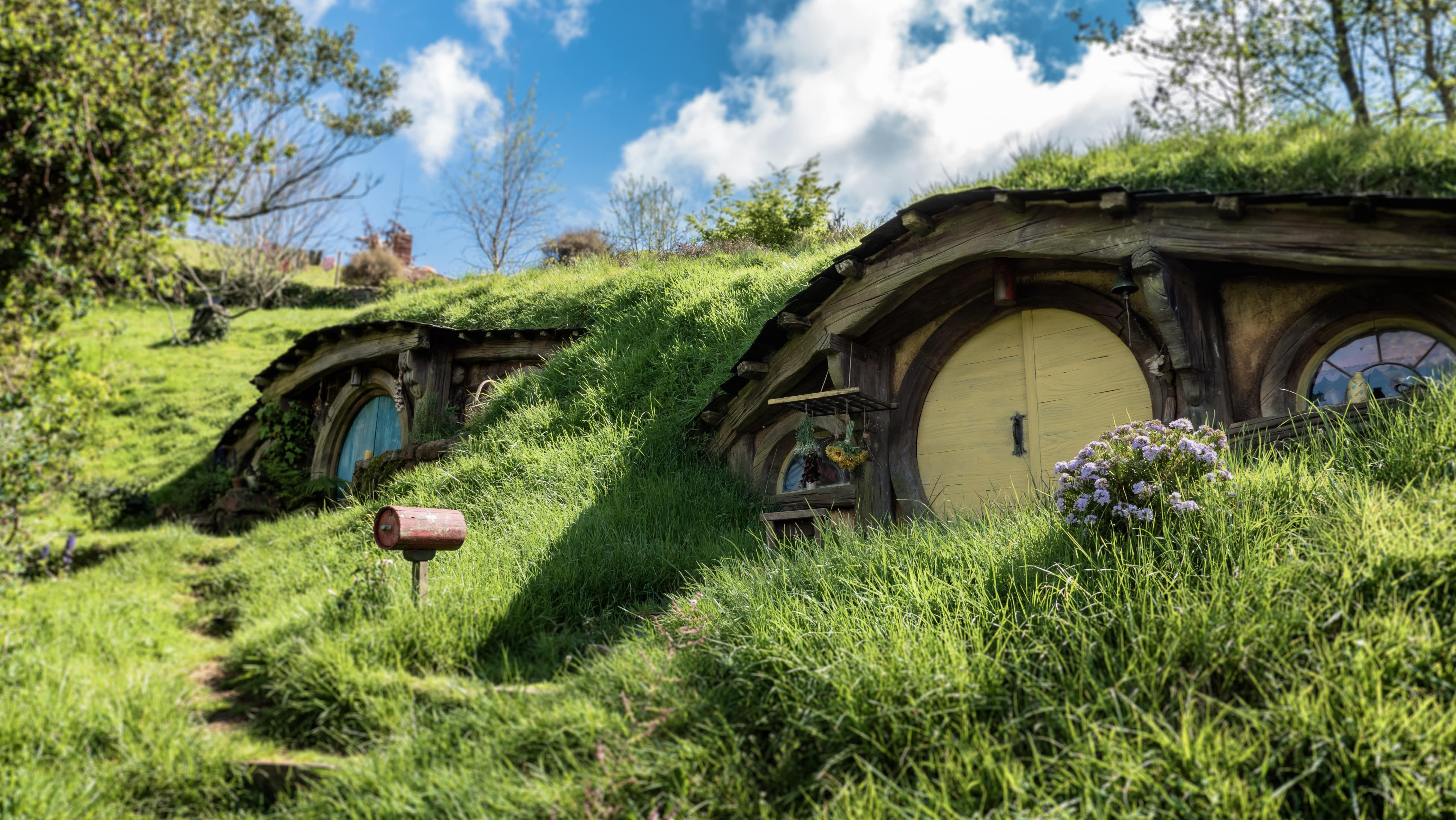 Hobbiton Film Set, New Zealand, STOCK