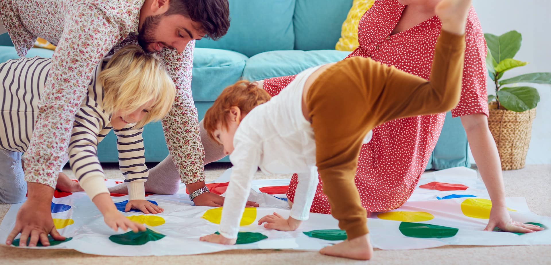 Fitness fun to get the whole family moving at home